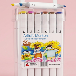 Artist Marker Set – 24 Premium Colors