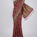 Kathia bari silk saree