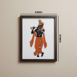 Krishna Wall Art Frame | Premium Minimalist Spiritual Wall Art for Living Room, Bedroom & Meditation Space by rvn