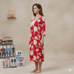 Kurti with plazo and paint set with multicolour dupatta