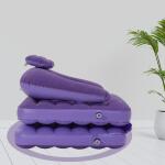 2-in-1 Air Mattress & Lounger Portable Inflatable Sofa with Hand Pump