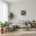 Handcrafted Wooden Bird ( Sparrow ) Wall Art – Minimal Bird Hanging Showpiece