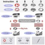 Thickened Snap Buttons Kit