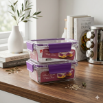 Airtight Crystal Clear Container Set