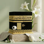 Premium Velvet Kaaba Replica – Luxury Islamic Gift & Decor Box