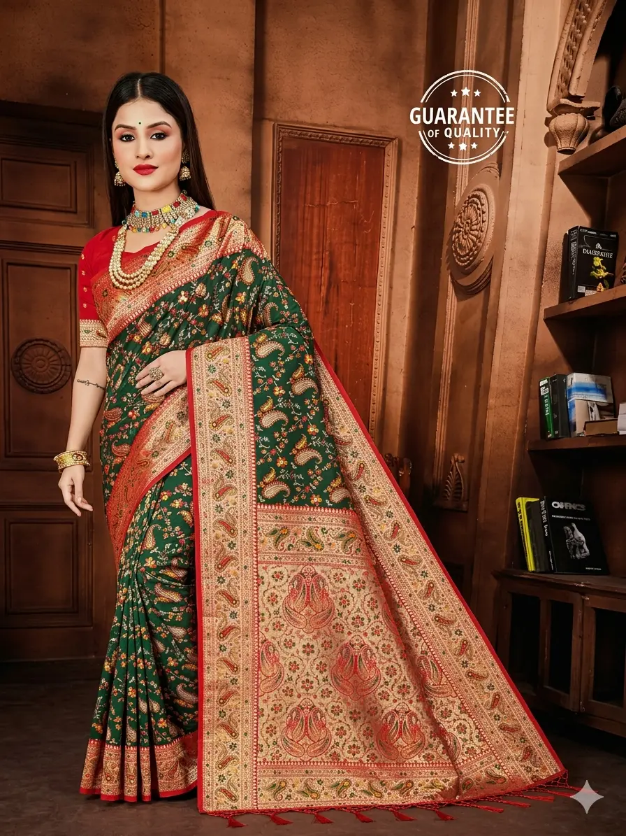 Kashmiri Pashmina Saree