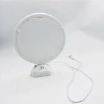 Customized Round LED mirror Photo Frame Lamp with White Base