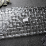 Crystal Clear Oval Glass Serving Tray