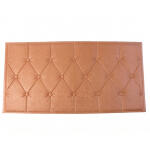 Self Adhesive 3D Foam Wall Panel Cushion Wallpaper ( Brown )