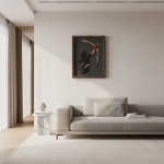 Lord Ram Wall Art Frame| Premium Minimalist Spiritual Wall Art for Living Room, Office & Meditation Space