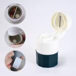 4-in-1 Medicine Cutter, Crusher, Storage Box for Pills