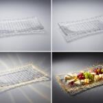 Crystal Clear Oval Glass Serving Tray