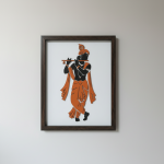 Krishna Wall Art Frame | Premium Minimalist Spiritual Wall Art for Living Room, Bedroom & Meditation Space by rvn