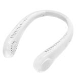 Portable Rechargeable Neck Fan (1 Pc, White Color)