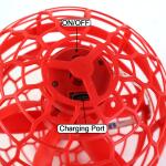 Flying Ball Toys, USB Rechargeable Built-in RGB Lights 360°Rotating Magic Controller