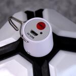 Foldable Camping Light USB Rechargeable LED Lamp with Hanging Hook (1 Pc)