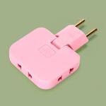 Wireless 3 in 1 Foldable Wall Plug Adapter / Socket / Converter (1 Pc)