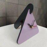 Modern Triangle Table Clock | Geometric Decorative Table Clock for Home, Office & Study Desk