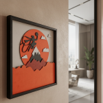 Handcrafted Multi-Layer Wooden Hanumanji Wall Art – 3D Divine Frame | Bajrangbali Home Temple Decor