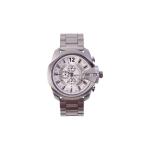 Premium Silver Analog Chronograph Style Wrist Watch for Men