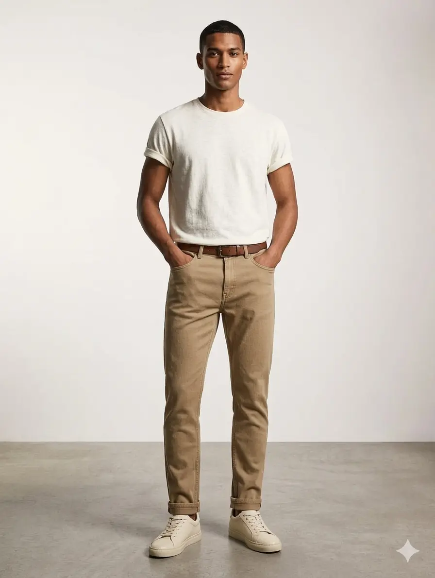Premium Signature Khaki Jeans