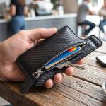 Adhesive Card Phone Holder with Zipper – Versatile Wallet Case (1 Pc / Mix Color)