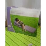 2-in-1 Air Mattress & Lounger Portable Inflatable Sofa with Hand Pump