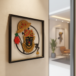 Handcrafted Multi-Layer Wooden Shreenathji Wall Art – 3D Frame | Divine Home Temple Decor