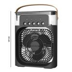 Portable Air Cooler Fan with 7-Color Light – Personal AC Fan