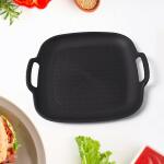 Set Of Ceramic Cup 4pc And Glass Bowl 4pc With Plastic Plate (9 Pcs Set)