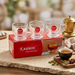 Karbon Crystal Glass Cup Set