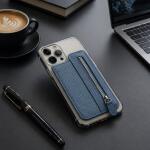 Adhesive Card Phone Holder with Zipper – Versatile Wallet Case (1 Pc / Mix Color)