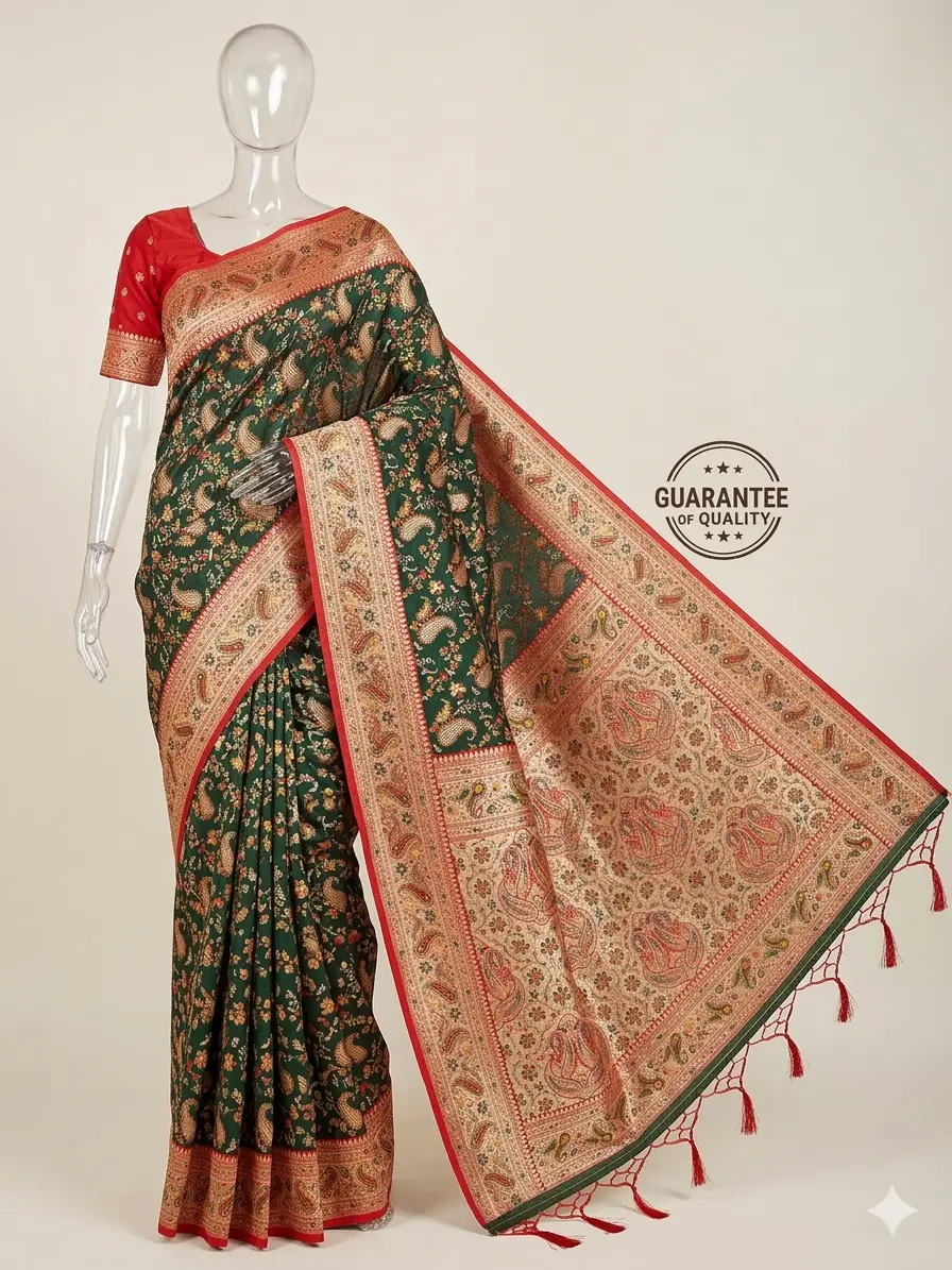Kashmiri Pashmina Saree