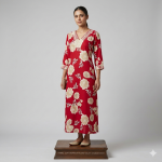 Kurti with plazo and paint set with multicolour dupatta