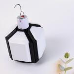 Foldable Camping Light USB Rechargeable LED Lamp with Hanging Hook (1 Pc)
