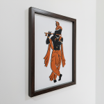 Krishna Wall Art Frame | Premium Minimalist Spiritual Wall Art for Living Room, Bedroom & Meditation Space by rvn
