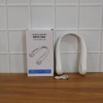 Portable Rechargeable Neck Fan (1 Pc, White Color)