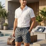 Printed Men's Casual Shorts