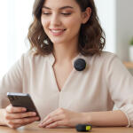 Premium Wireless Lavalier Microphone Set (1 Set)