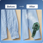 Mini Steamer & Iron: 2-in-1 Portable Travel Friendly