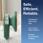Mini Steamer & Iron: 2-in-1 Portable Travel Friendly