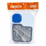 Smarty Kids Lunch Box with Snack Container Spoon Fork for School