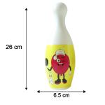 Kids Bowling Set with 6 Colorful Pins and 2 Balls (1 Set)