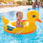 Inflatable Kids Swimming Ring Cartoon Animal Shape Swim Tube (1 Pc, Mix Design)