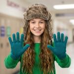 Warm Winter Knitted Gloves for Men Women Soft Stretchable (1 Pair)