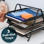 Heavy Duty Metal 3-Tier Multi Rack Stand – Durable Organizer Rack