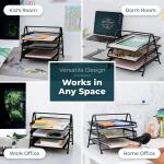 Heavy Duty Metal 3-Tier Multi Rack Stand – Durable Organizer Rack