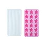 18 Grid Star Shape Ice Cube Tray with Lid (1 Pc)