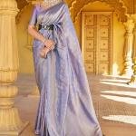 SWORNOF Women's kanjivaram banarasi silk saree for Patola festival Wedding silk with rich pallu Design sarees for women with blouse piece