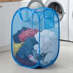 Foldable Mesh Laundry Basket with Handles Large Clothes Hamper (1 Pc,36x36x58cm)
